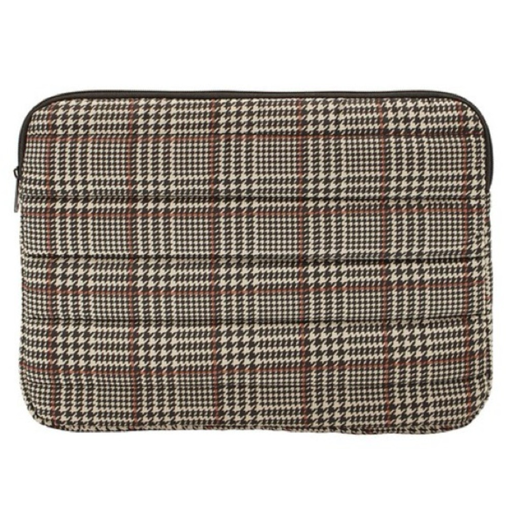 MYTAGALONGS PADDED LAPTOP SLEEVE FOR 13”-15” LAPTOPS. PLUSH VELOUR LINING New